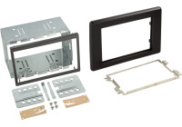 2-DIN Panel Nissan NV400 - Opel Movano - Renault Master - Color: Black