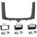 2-DIN Panel OEM accessories Smart ForTwo City-Coupe BR451 Facelift, Cabrio A451 Facelift 2010-2015, Thumbnail 5