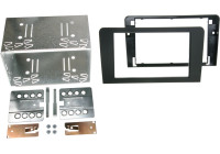 2-DIN Panel Rubbertouch Audi (8P/8PA) 2003-2012 - Color: Rubbertouch black