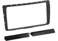 2-DIN Panel Toyota Hilux N25 facelift 2011-2016 Color: Black