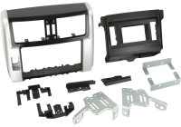2-DIN Panel Toyota Landcruiser 150 2010-2013 Color: Black / Silver