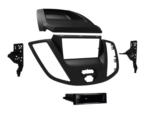 2-DIN Panel with compartment Ford Transit 2014-2019