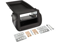 2-DIN Panel with Pocket Citroën Nemo - Peugeot Bipper - Fiat Fiorino 2008-2019 Color: Black