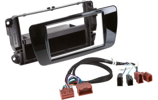 2-DIN Panel with storage compartment Seat Ibiza piano lacquer black