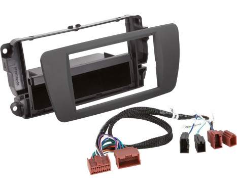 2-DIN Panel with Storage Compartment Seat Ibiza tuam gray