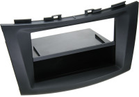 2-DIN Panel with storage tray. Suzuki Swift 2010-2017 - Color: black
