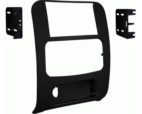 2-DIN radio panel Jeep Cherokee(KJ)/Liberty(KJ) (METRA) Black