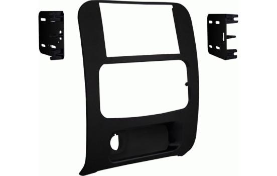 2-DIN radio panel Jeep Cherokee(KJ)/Liberty(KJ) (METRA) Black