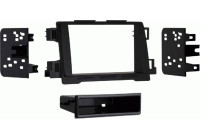 2-DIN radio panel Mazda with storage compartment Mazda6(GJ)/CX5(GH) black (METRA)