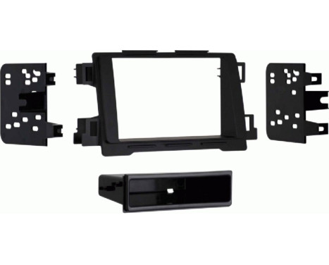 2-DIN radio panel Mazda with storage compartment Mazda6(GJ)/CX5(GH) black (METRA)