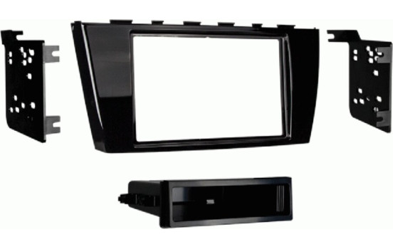 2-DIN radio panel with storage compartment Mitsubishi Mirage/Space Star (METRA)