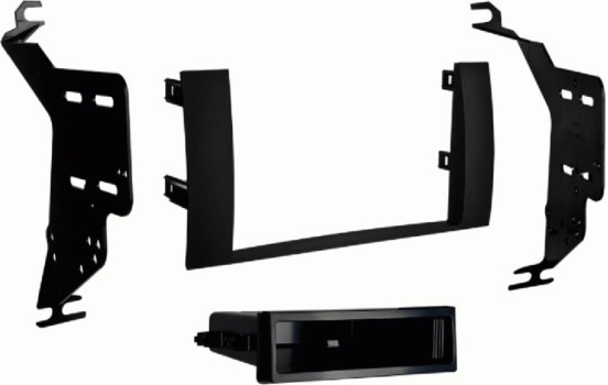 2-DIN radio panel with storage compartment Toyota Prius 01/2004-06/2009 (METRA)
