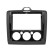 9" panel Ford Focus manual air conditioning piano black
