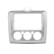 9" panel Ford Focus manual air conditioning silver