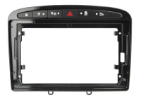9" panel Peugeot 308 09/2007-07/2015 piano black