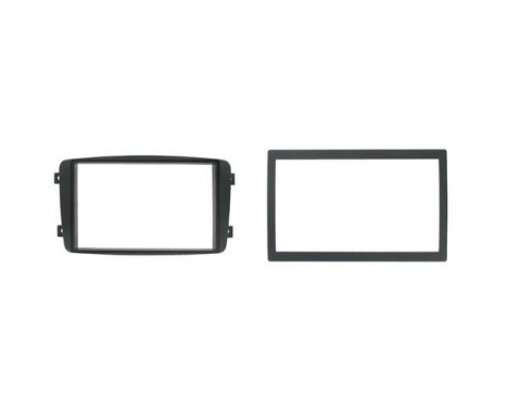 Double DIN ECO panel suitable for Mercedes
