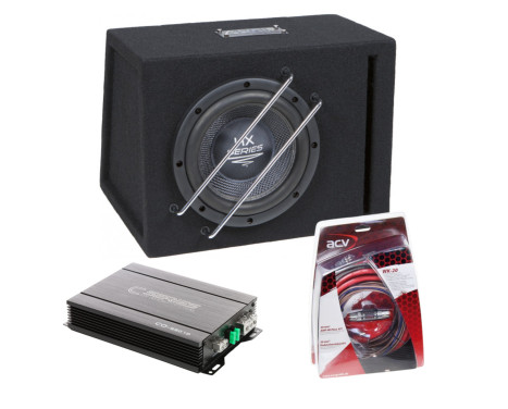 AUDIO SYSTEM Subwoofer set HX08 SQ BR (ported) + CO-650.1D + WK-20