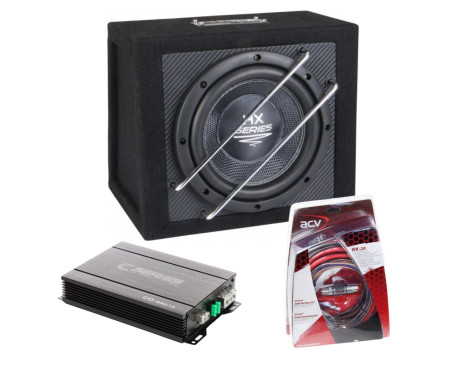 AUDIO SYSTEM Subwoofer set HX08 SQ G + CO-650.1D + WK-20