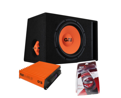 GAS MAD Subwoofer set MAD B2-112 (ported) + MAD A1-500.1D + WK-20