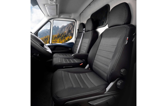 otoM Original Design Fabric Seat Cover Set 2+1 suitable for Renault Master IV 2024, Image 2