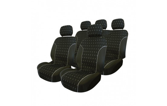 Seat cover set 'Charcoal' airbag