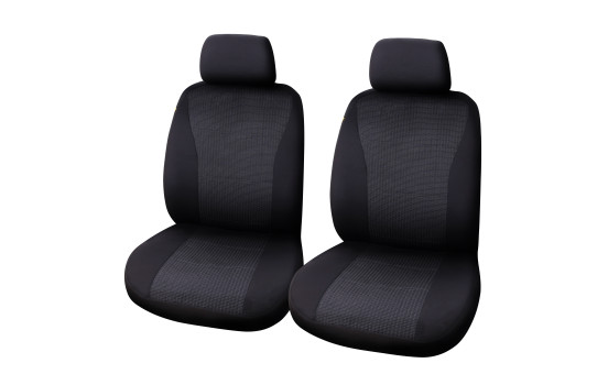 Seat cover set Vienna 4-piece black