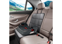 Universal Backseat Protector for a Highchair in Black Leather - 1 piece