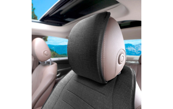 Universal Protective Seat Cover/Cushion / Technician Cover 'Front' Black Linen - 1 piece, Image 3
