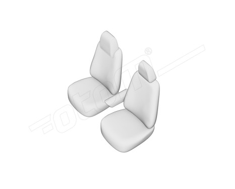 New York Design Faux Leather Seat Cover Set 1+1 suitable for Opel Combo 2018-, Image 7