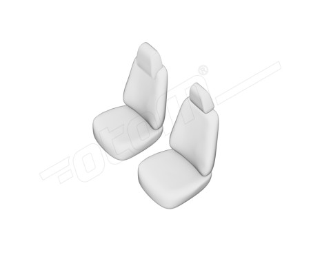 Original Design Fabric Seat Cover Set 1+1 suitable for Opel Combo 2018- (fixed passenger seat), Image 7