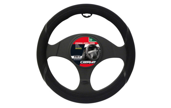 Carpoint Steering Wheel Cover Black Comfort