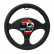 Carpoint Steering Wheel Cover Black Leatherlook