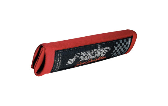 Simoni Racing Set Protector Shoulder Pads - Red Velour, Image 2