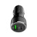 Celly Car charger USB + USB-C QC30