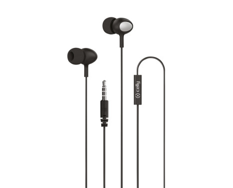 Celly Earphones Stereo 3.5mm black., Image 2