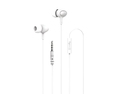 Celly Earphones Stereo 3.5mm white, Image 3