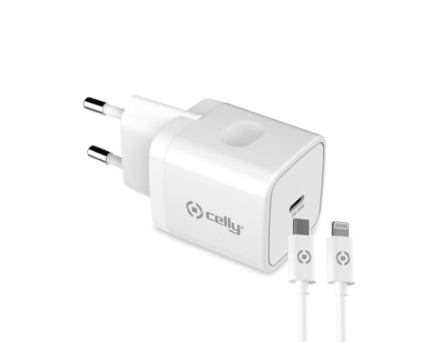 Celly Fast Charger Home 20W USB-C / U, Image 3