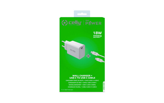 Celly Fast Charger Home USB-C / USB C, Image 2