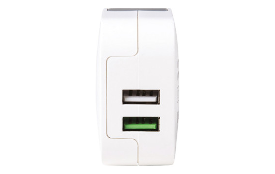 Celly Home Charger 2 USB 3.4A White, Image 2