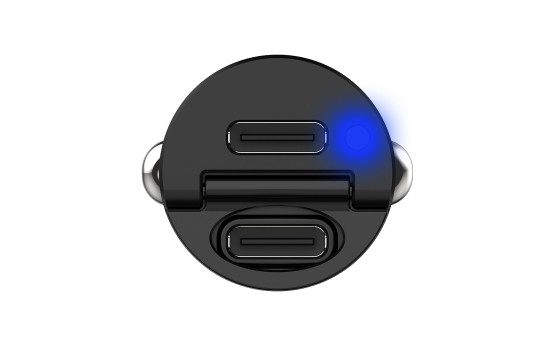 Celly Mini Car Charger 2 USB-C 30W Power Delivery