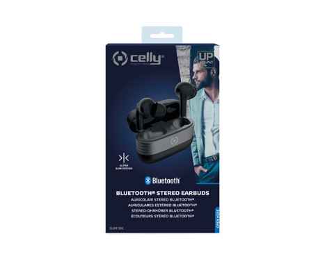 Celly Slim1 Blueto Earphones Black