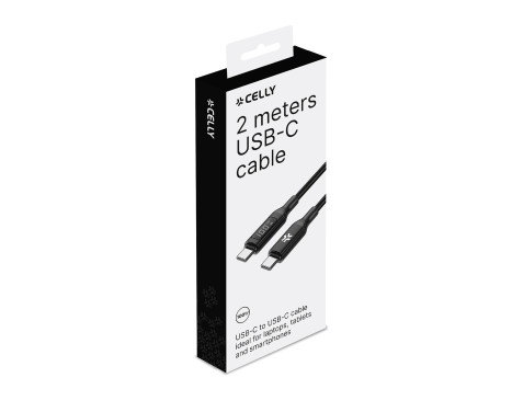 Celly USB-C > USB-C Cable LED Indicator 2 meters, Image 2
