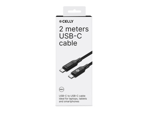 Celly USB-C > USB-C Cable LED Indicator 2 meters, Image 3
