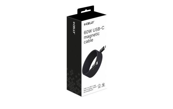 Celly USB-C to USB-C Magnetic Charging Cable 1 Meter, Image 5
