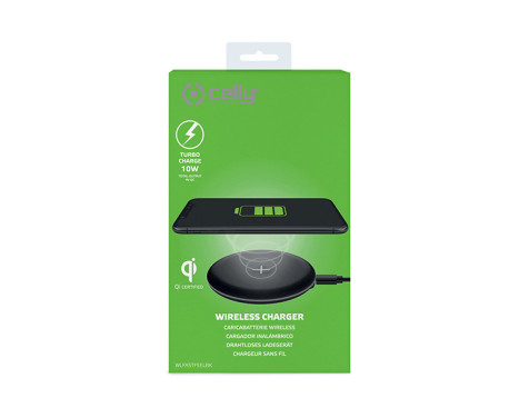 Celly wireless fast charger black, Image 2
