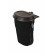 Flextrash trash can (black) size S