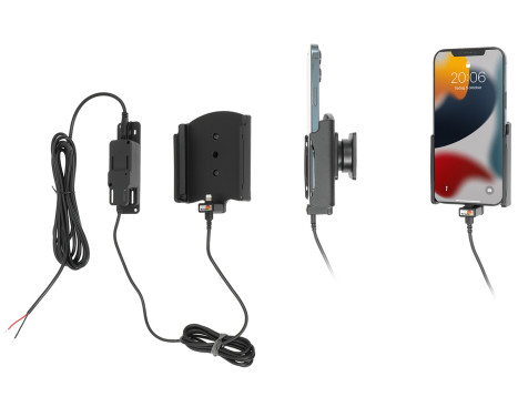 Apple iPhone 13/14 Pro Max, Active holder with fixed power supply