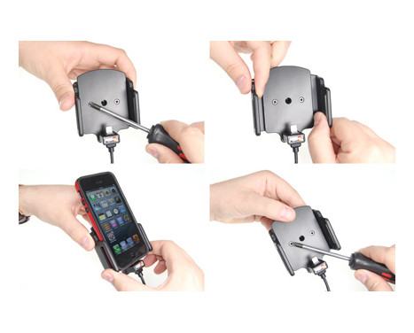 Apple iPhone 5 / 5S / SE Active adjustable holder with 12V USB plug, Image 5