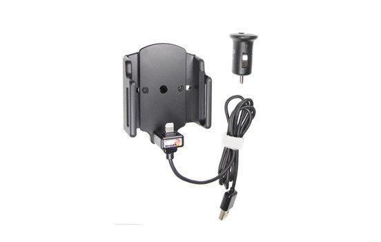 Apple iPhone 5 / 5S / SE Active adjustable holder with 12V USB plug, Image 2