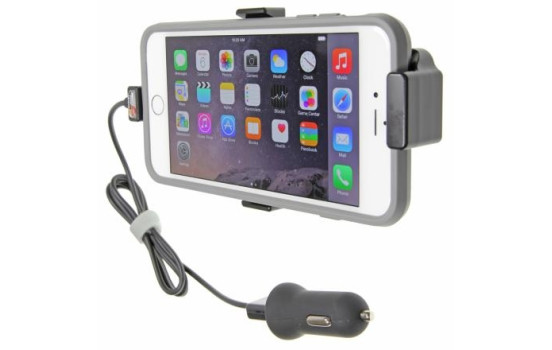 Apple iPhone 6/6S/6 Plus/7 Plus/8 Plus/Xs Max Active Holder with 12V USB Plug. (with/without case), Image 8
